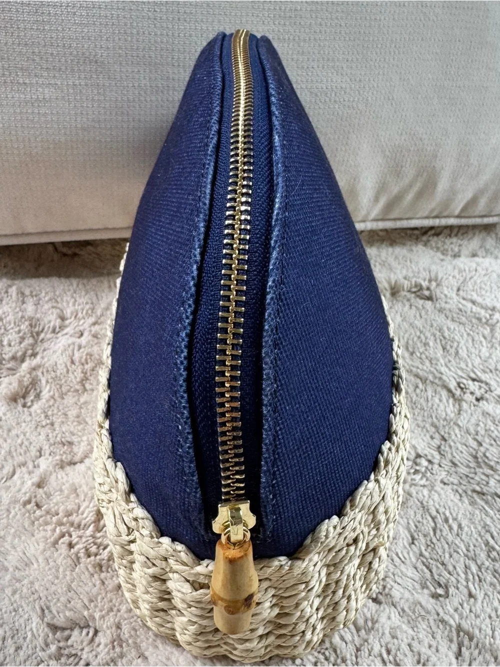 Mark & Graham navy cosmetic